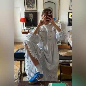 *RARE* Poppy Almond x Damson Madder Miriam Maxi Dress